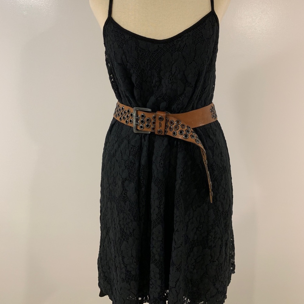 NWOT AE -  Don't Ask Why. Black Lined Lace Dress